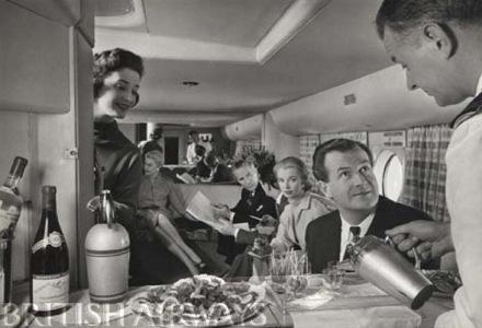 The BOAC cocktail lounge, 1948