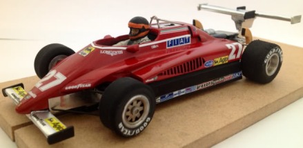 Completed slot car kit: Gilles Villeneuve, 1982