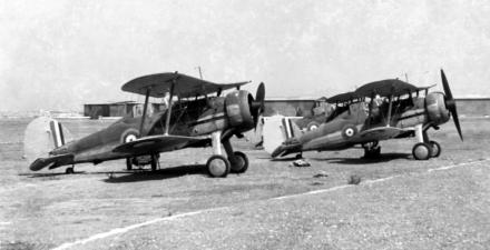 Gloster Gladiators on Malta which staved off the Regia Aeronautica
