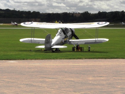 L8032 on a trip to Duxford's Flying Legends air display