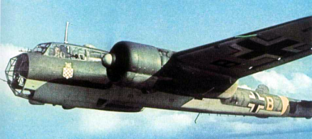 A Dornier Do17z 'flying pencil' in flight