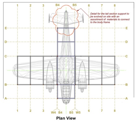 The RAF Museum's plan of how it will raise the Do17