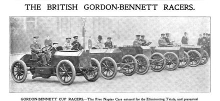 Racing for Britain: Napier shows off its Gordon Bennett entries