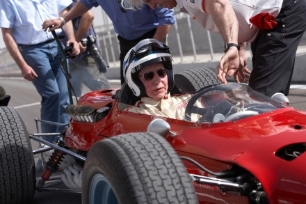 Magnificent effort from John Surtees in Ferrari 1512 (yes it's post-S&G but you don't see that every day, do you?