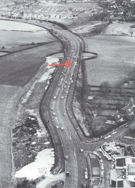 The A3 as shown in British newspapers on 23 January 1959