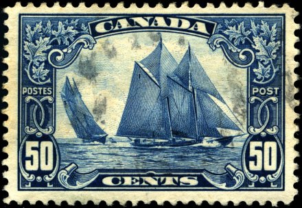 Bluenose had such speed and beauty that they stuck her on a banknote