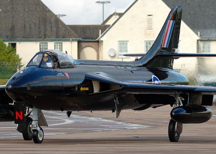The Hawker Hunter jet also debuted in 1954 bearing many similarities to the D-Type