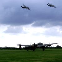 3 Lancasters at East Kirkby