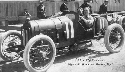 The Prest-O-Lite Maxwell ready for the 1915 Indy 500
