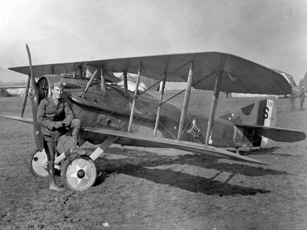 Complete with star-spangled wheels, Rickenbacker scored 20 kills in his Spad 'old number 1'