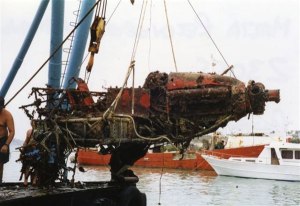 Raised from the seabed: Z3055 appears after 54 years